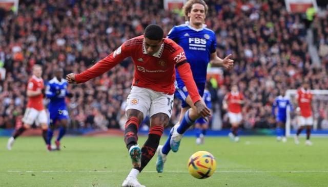 【英超】曼联3比0莱斯特城 拉师傅梅开二度桑乔破门